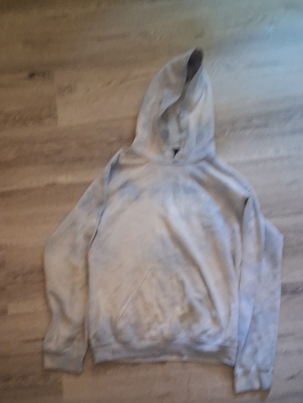 Obey Men's Crewneck Hoodie in Light Beige Tie-Dye